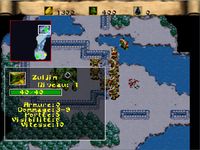une photo d'Ã©cran de Warcraft 2 - The Dark Saga sur Sony Playstation
